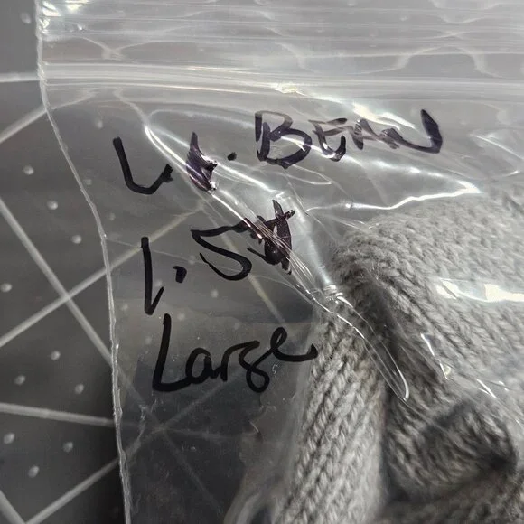 L.L.Bean Women’s Gray Turtleneck Sweater L Cozy Minimalist Quiet Luxury Fall - Picture 8 of 12